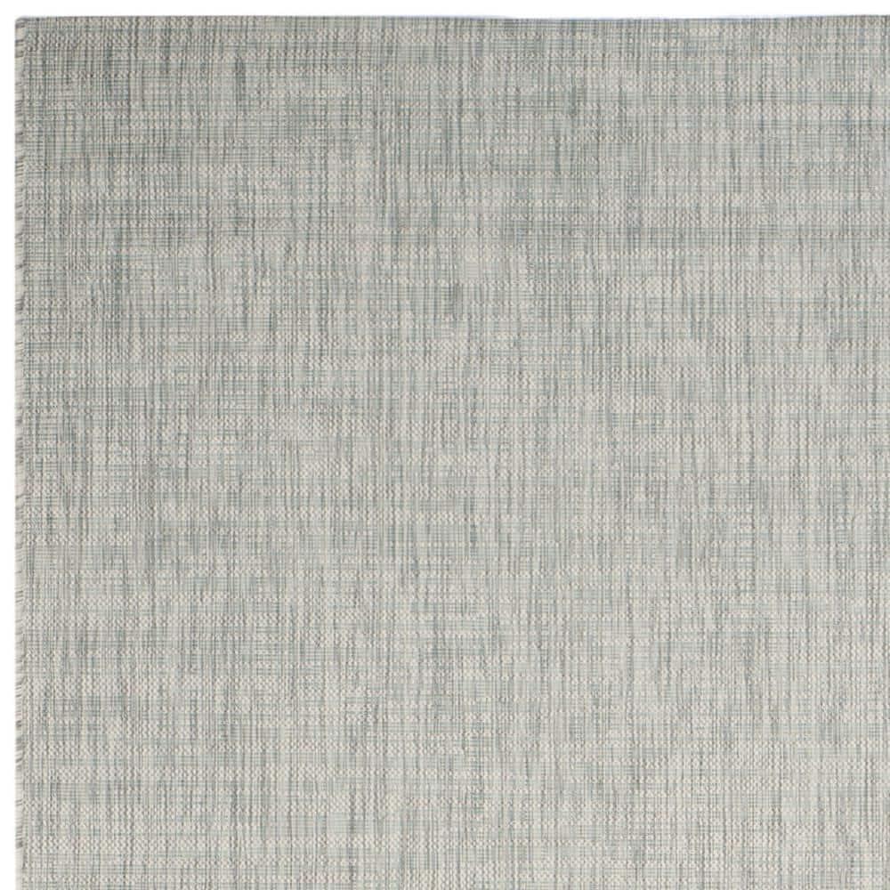 Courtyard CY8576 Power Loomed Indoor and Outdoor Area Rug - Grey/Turquoise - 8'x11' - Safavieh