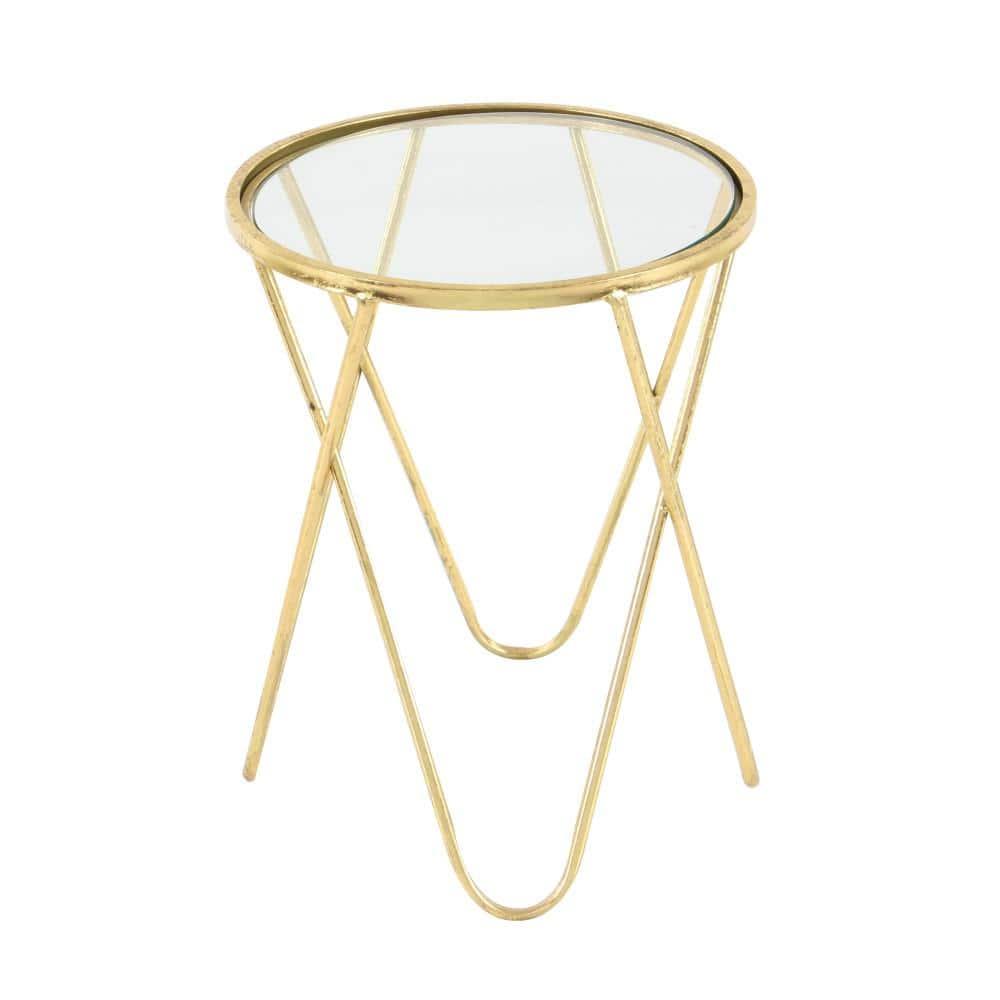 Mercer41 Minehead Glass Top Nesting Tables