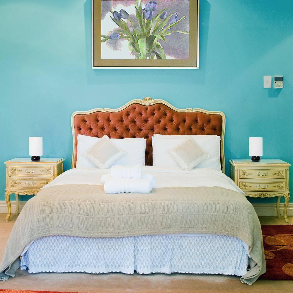 Simple Designs Set of 2 Gemini Mini Touch Table Lamps with Fabric Shades Black