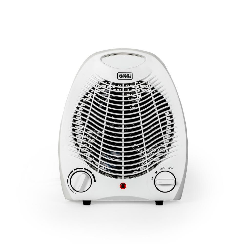 BLACK+DECKER Personal Desktop 1,500 Watt Electric Fan Compact Heater