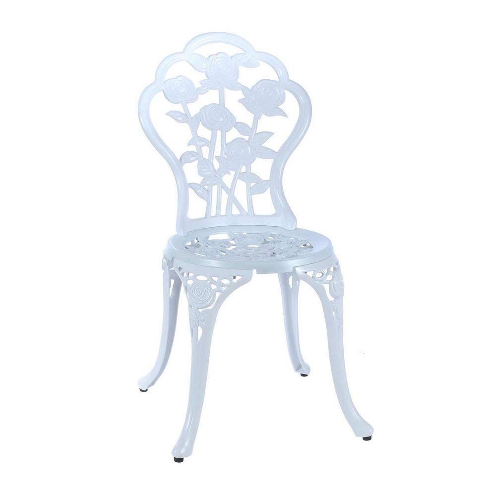 SunnyDaze Decor 2 - Person Metal Patio Dining Set with Round Table