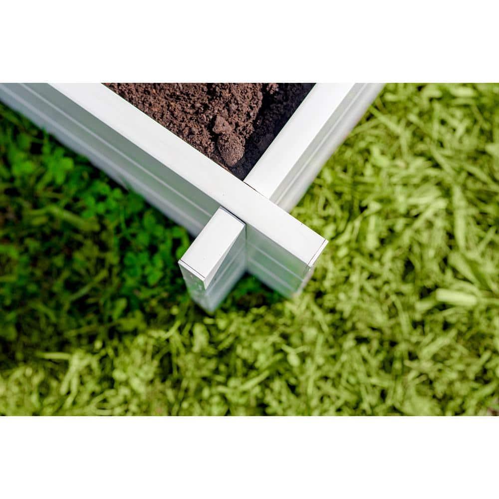 Vita Classic White Vinyl Raised Garden