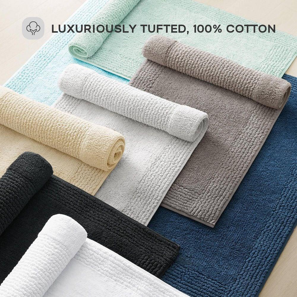 Splendor 100% Cotton Tufted 3000 GSM Reversible Bath Rug