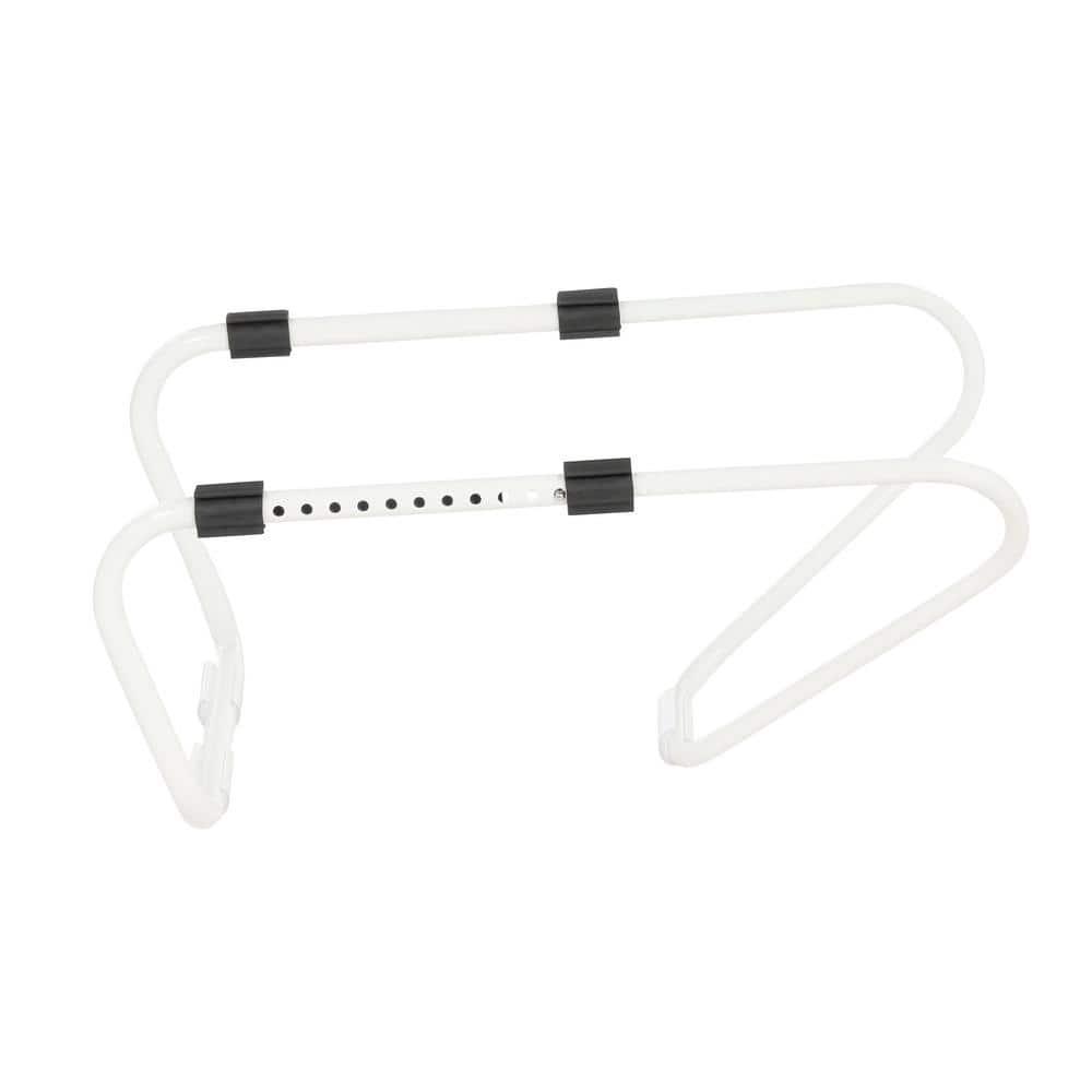 White Tubular No Tool Support Bracket for Window Air Conditioners