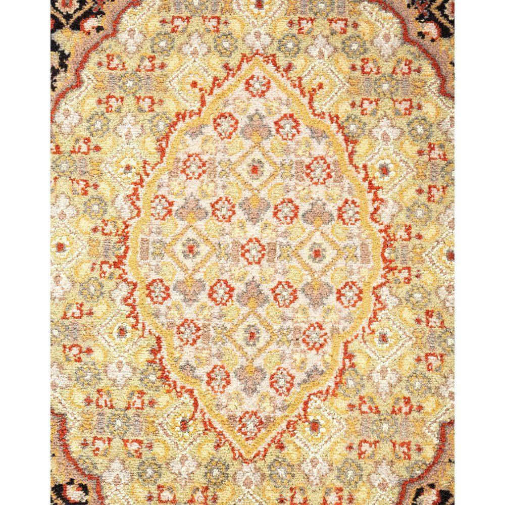 Hand-Knotted Ivory Wool Oriental 8' x 10' Area Rug