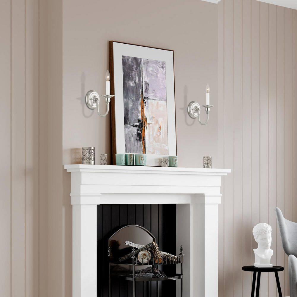 Livex Lighting Cranford 1 - Light Wall Light in  Brushed Nickel