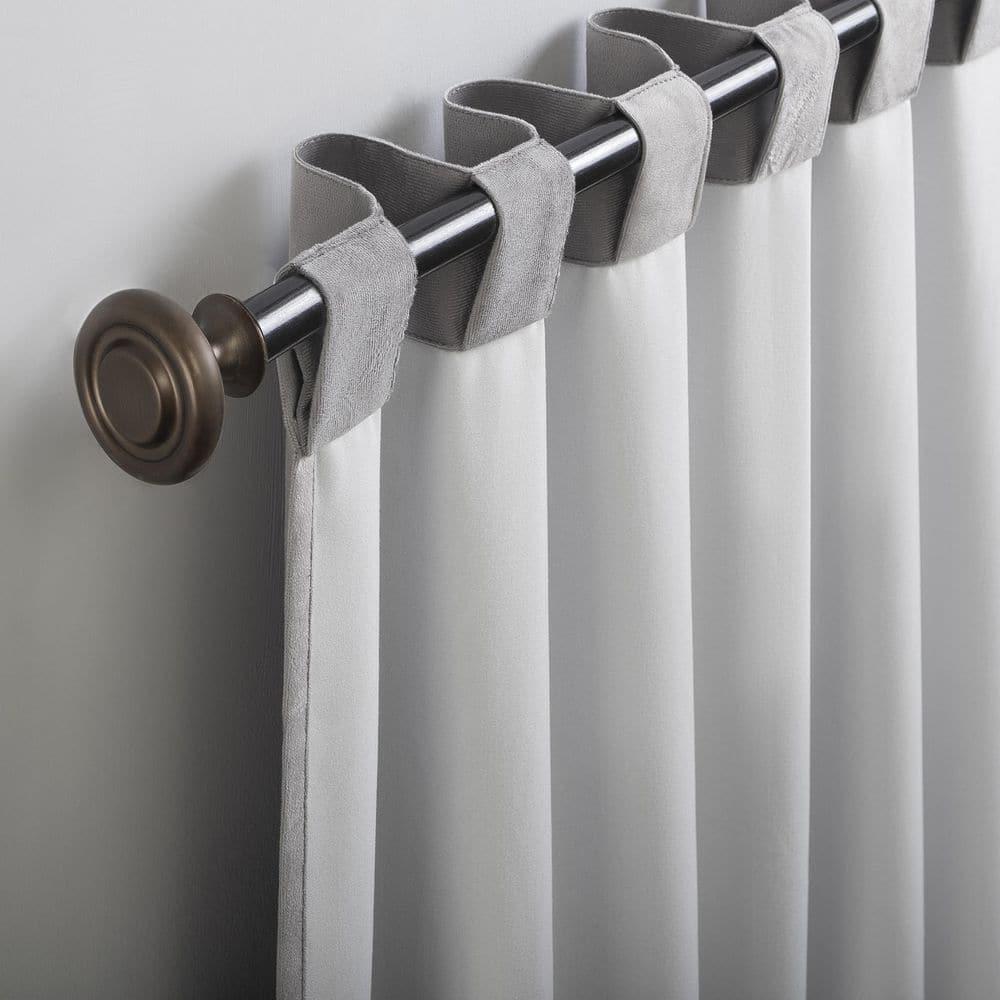 Sun Zero Velvet Noise Reducing Thermal Extreme 100% Blackout Back Tab Curtain Panel