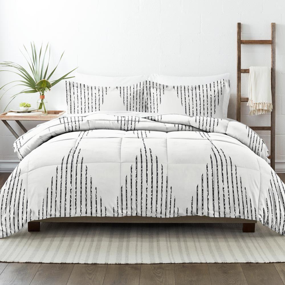 IEnjoy Home 7-Piece Bedding Bundle - Pattern Comforter and Sheet Set