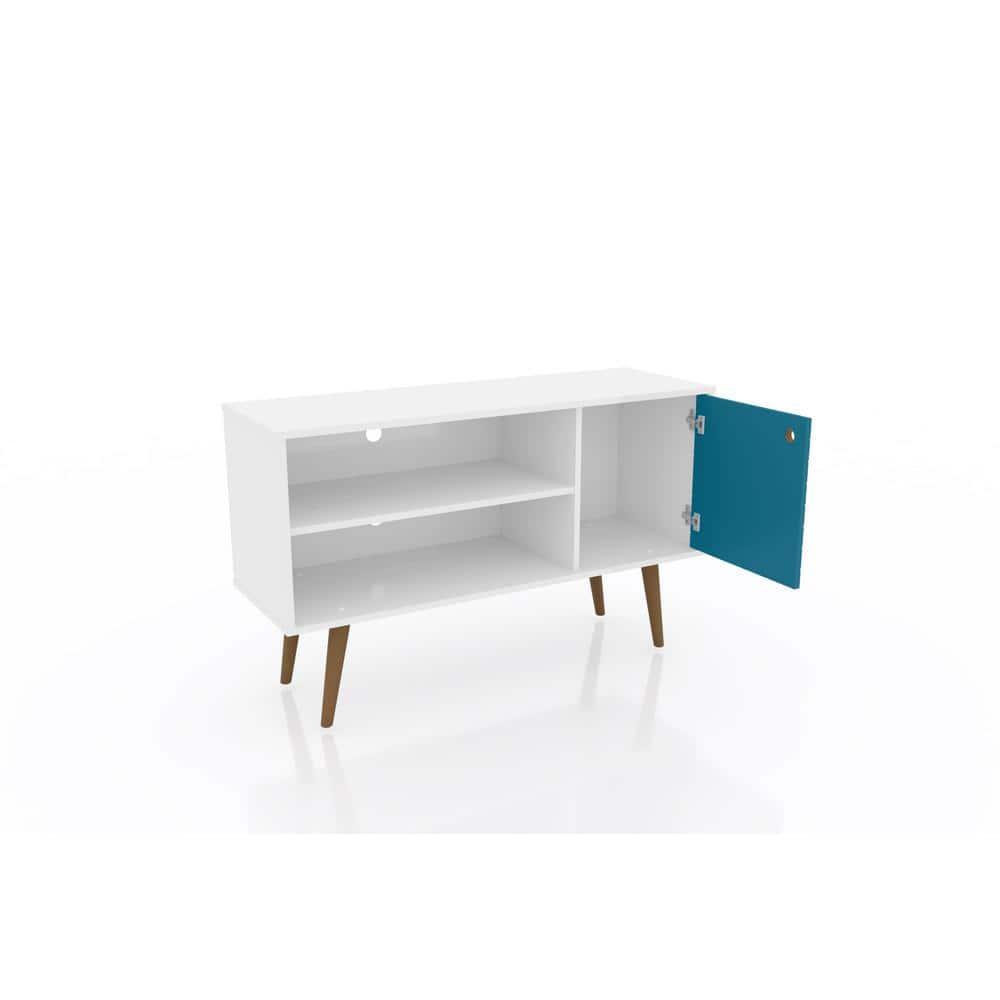 Liberty 42.52" Mid-Century Modern TV Stand with 2 Shelves and 1 Door