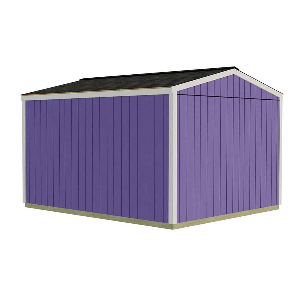 Elm 10 ft. W x 12 ft. D Solid Wood Storage Shed