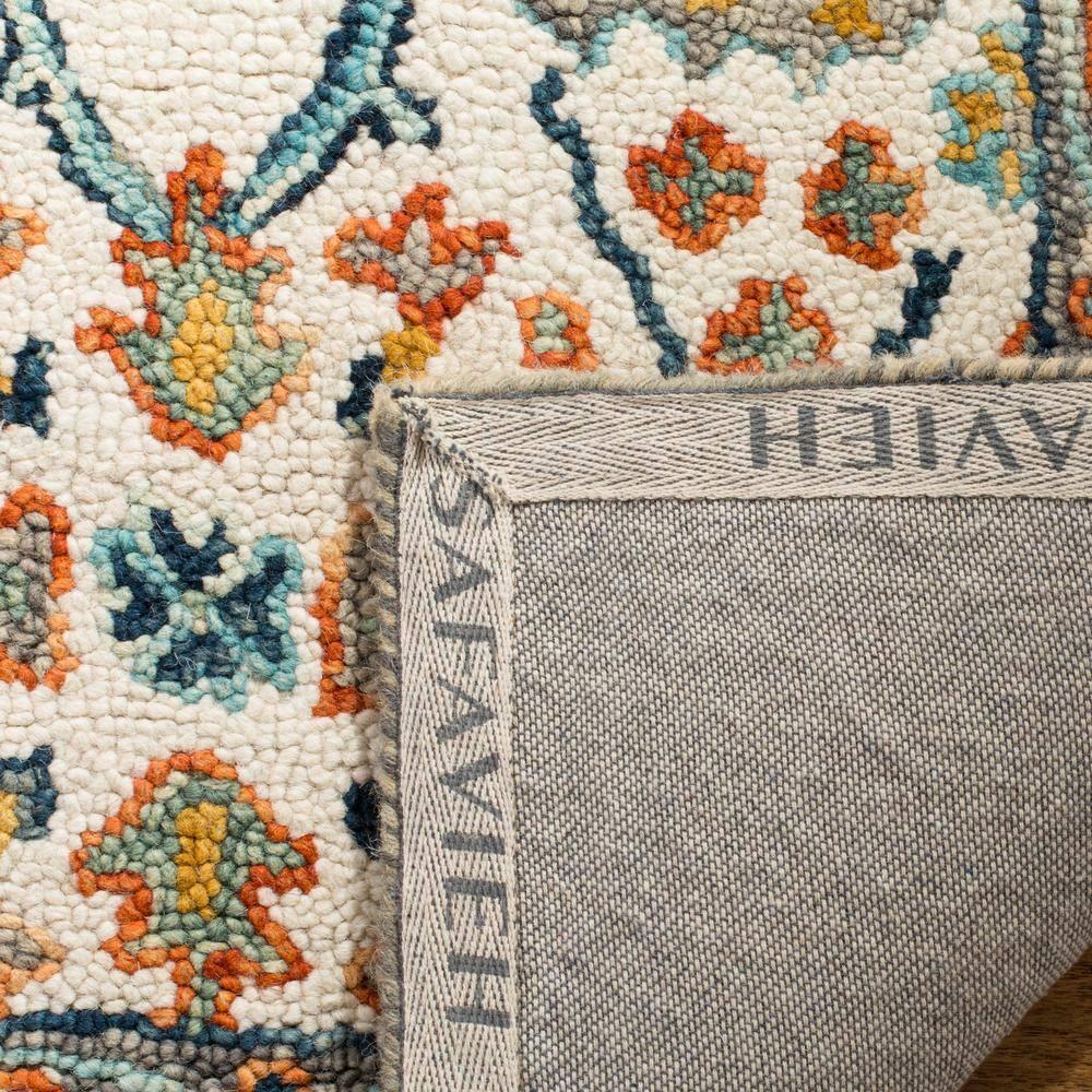 Aspen APN308 Hand Tufted Indoor Area Rug - Ivory/Blue - 9'x12' - Safavieh