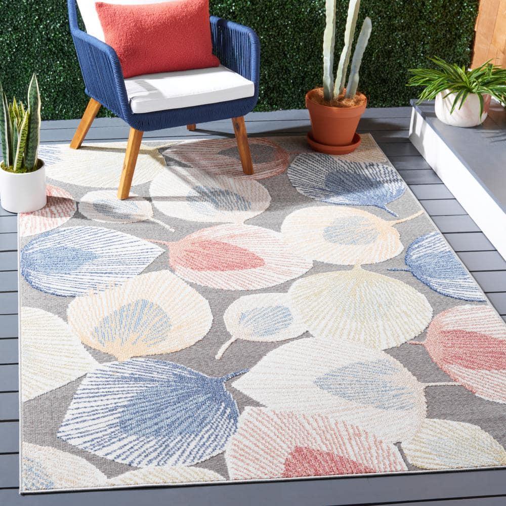 Sarasota SAR110 Power Loomed Area Rug - Beige/Grey - 8'x10' - Safavieh.