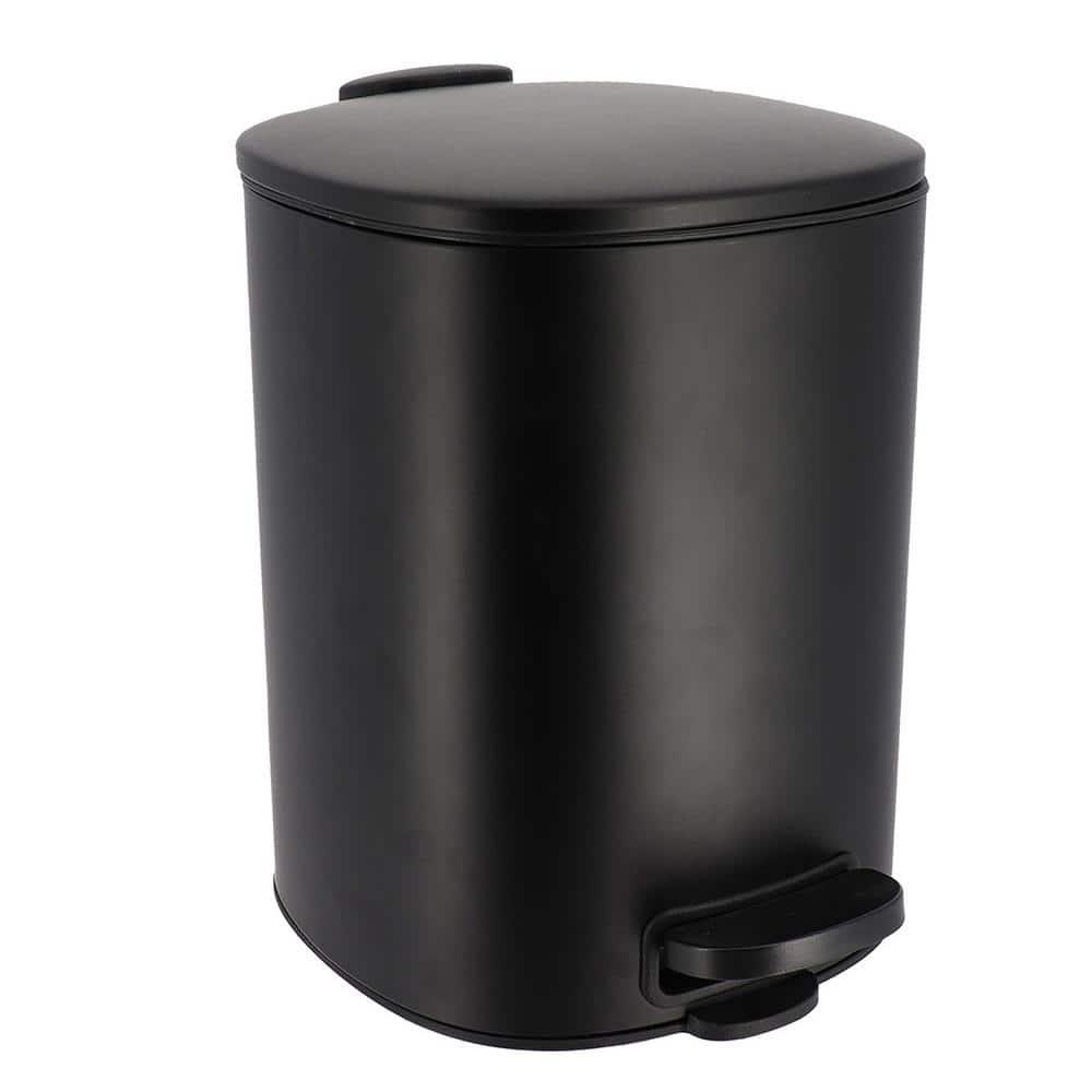 Evideco Mel Metal Step On Kitchen Trash Can - 1.3 Gallons