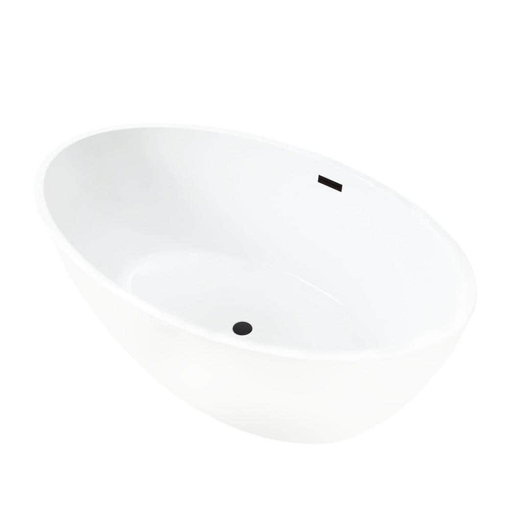 Freestanding Soaking Acrylic Bathtub