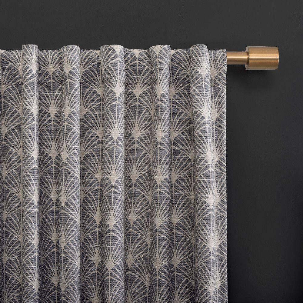 Scott Living Montauk Art Deco 100% Blackout Back Tab Curtain Panel & Reviews | Wayfair