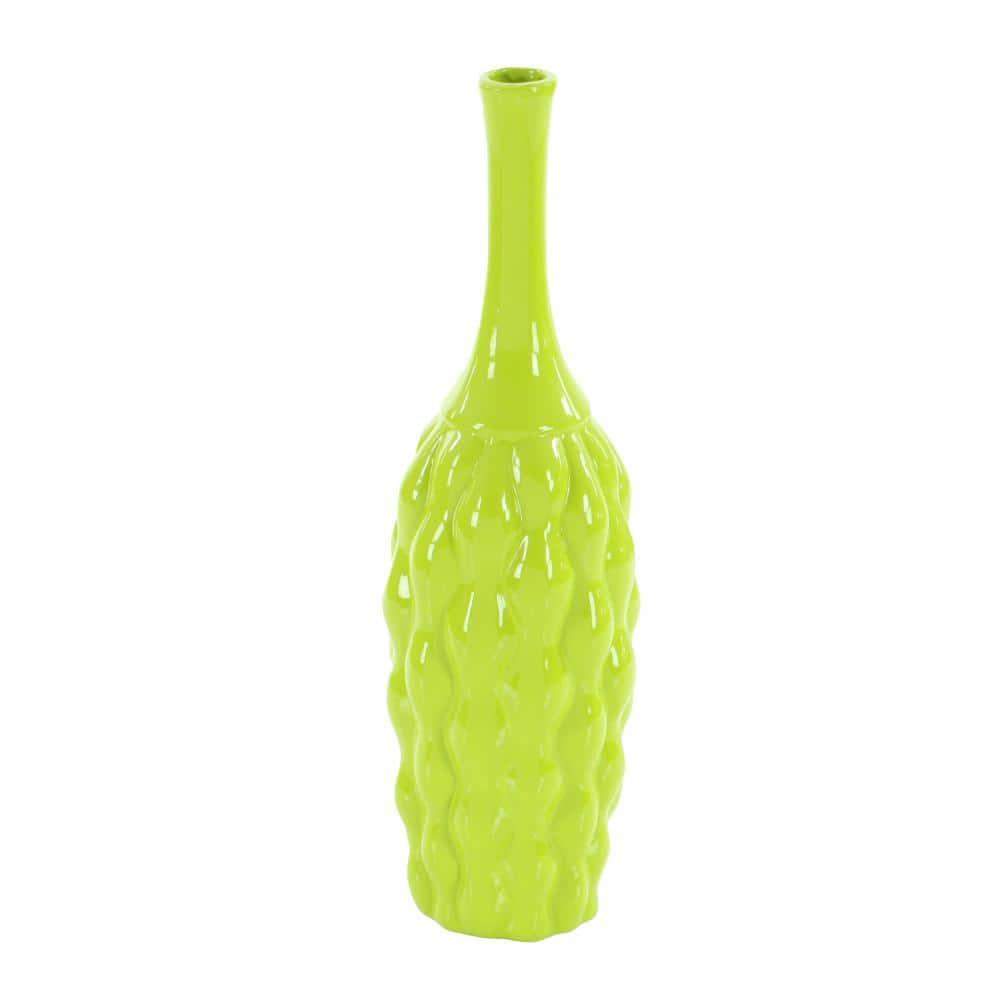 Ceramic Multi Colored Decorative Vase Set (Set of 3)