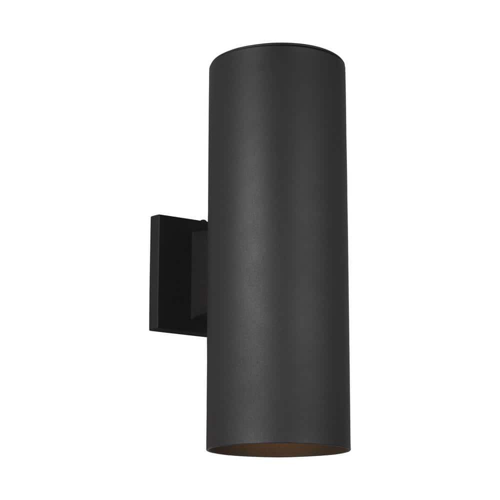Porcia Outdoor Sconce - Black / 14.25"H