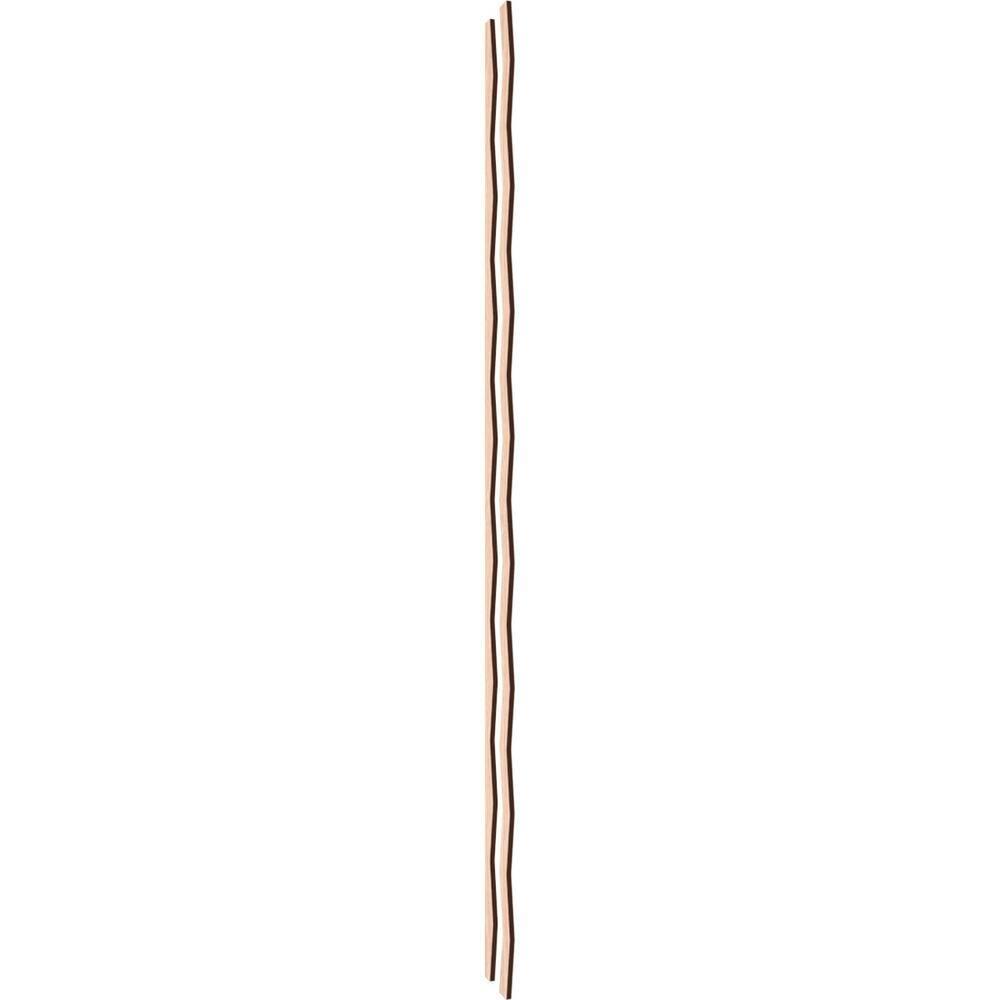Ekena Millwork Eastport Adjustable Wood Decorative Slat Wall Panel Kit