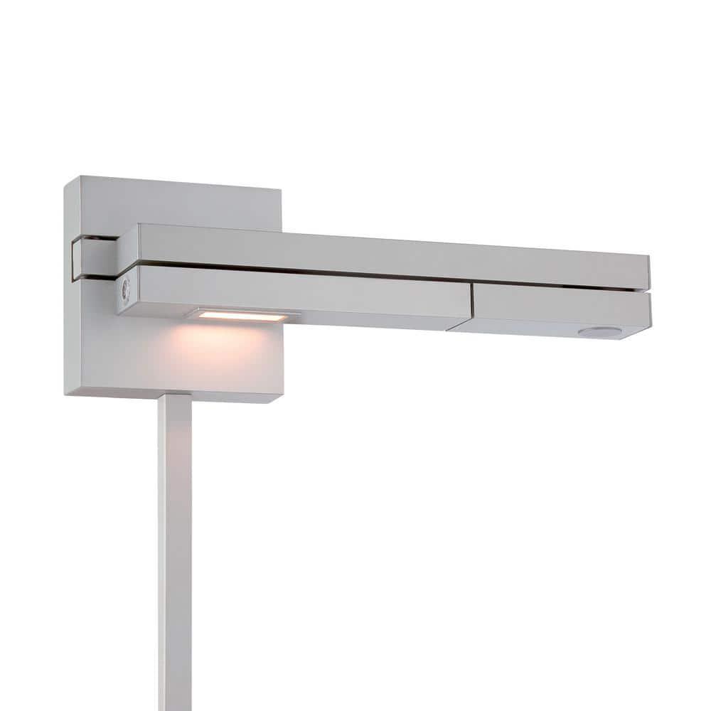 WAC Lighting Flip LED 3000K Right Contemporary Aluminum Swing Arm in Chrome
