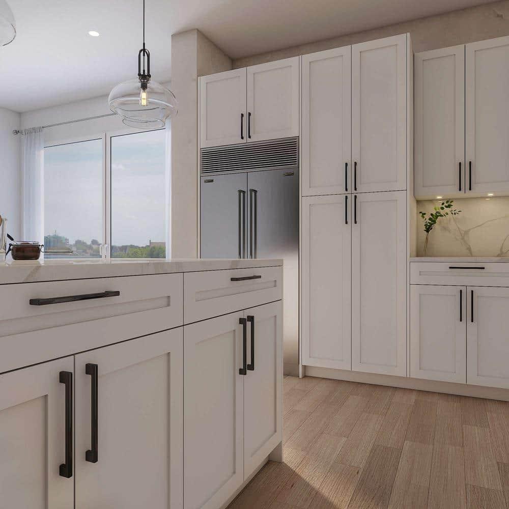 Cambridge Everest Quick Assemble Modern Style, Shaker White Base Kitchen Cabinet,1 Drawer