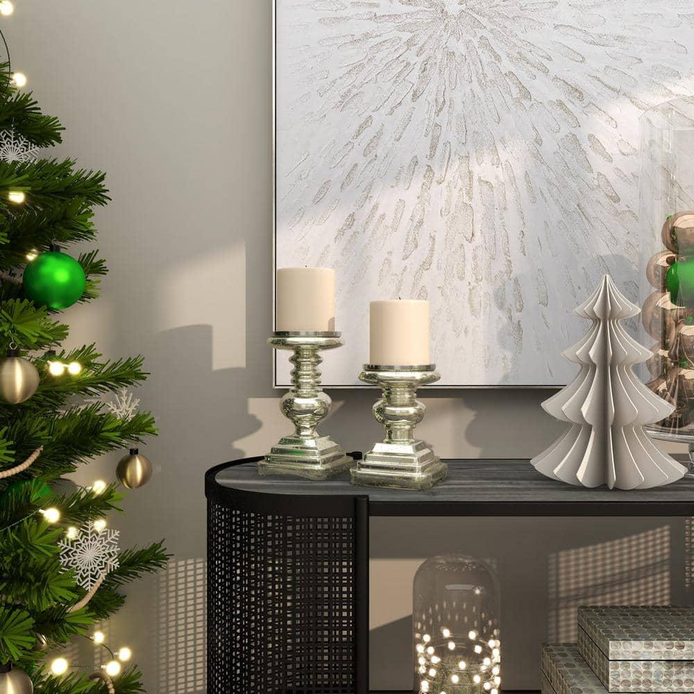 Traditional Candle Holder Set 2ct - Olivia & May