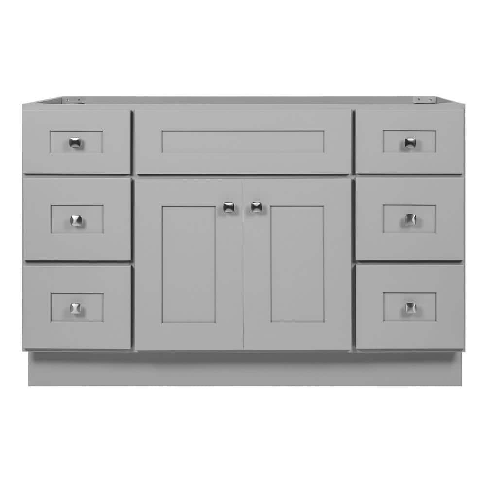 Design House Brookings 48 Inch Bathroom Vanity, Ready to Assemble, Solid Wood, Sherwin Williams – Design House, 599001-