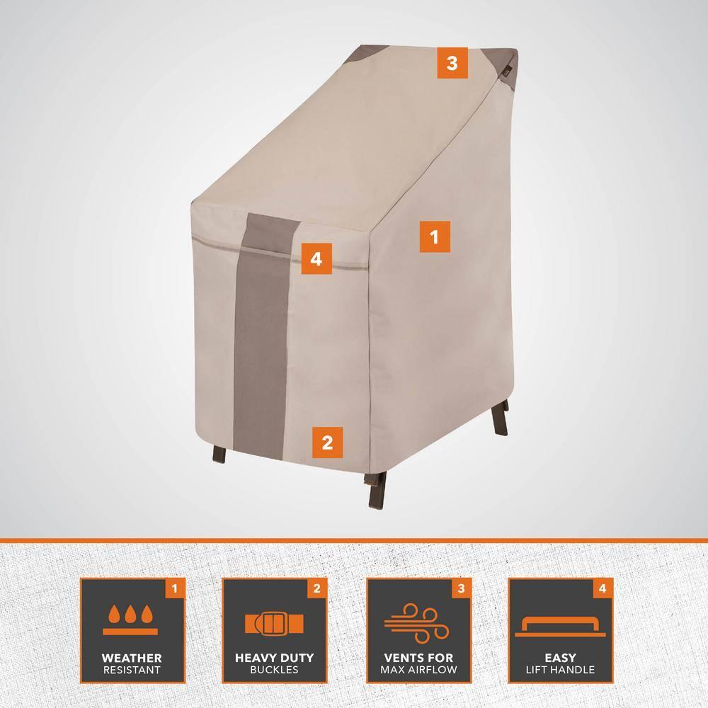 Modern Leisure Modern Leisure Monterey Patio Swivel Lounge Chair Cover, 2-Pack, 37.5"L x 39.25"W x 38.5"H, Beige (Set of 2)