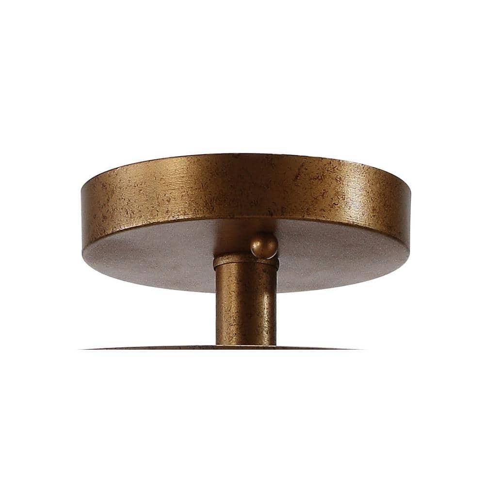 Jonathan Y Lighting Jyl9021 Georgian 3 Light 15" Wide Led Semi-Flush Bowl Ceiling Fixture