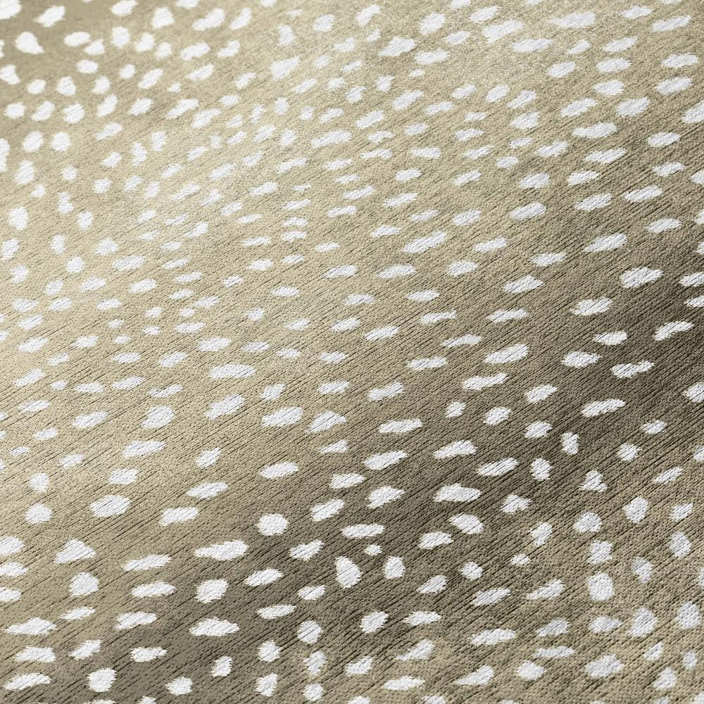 Addison Rugs Indoor/ Outdoor Addison Safari Gazelle Animal Print Washable Area Rug 2'3" x 7'6" - Fawn