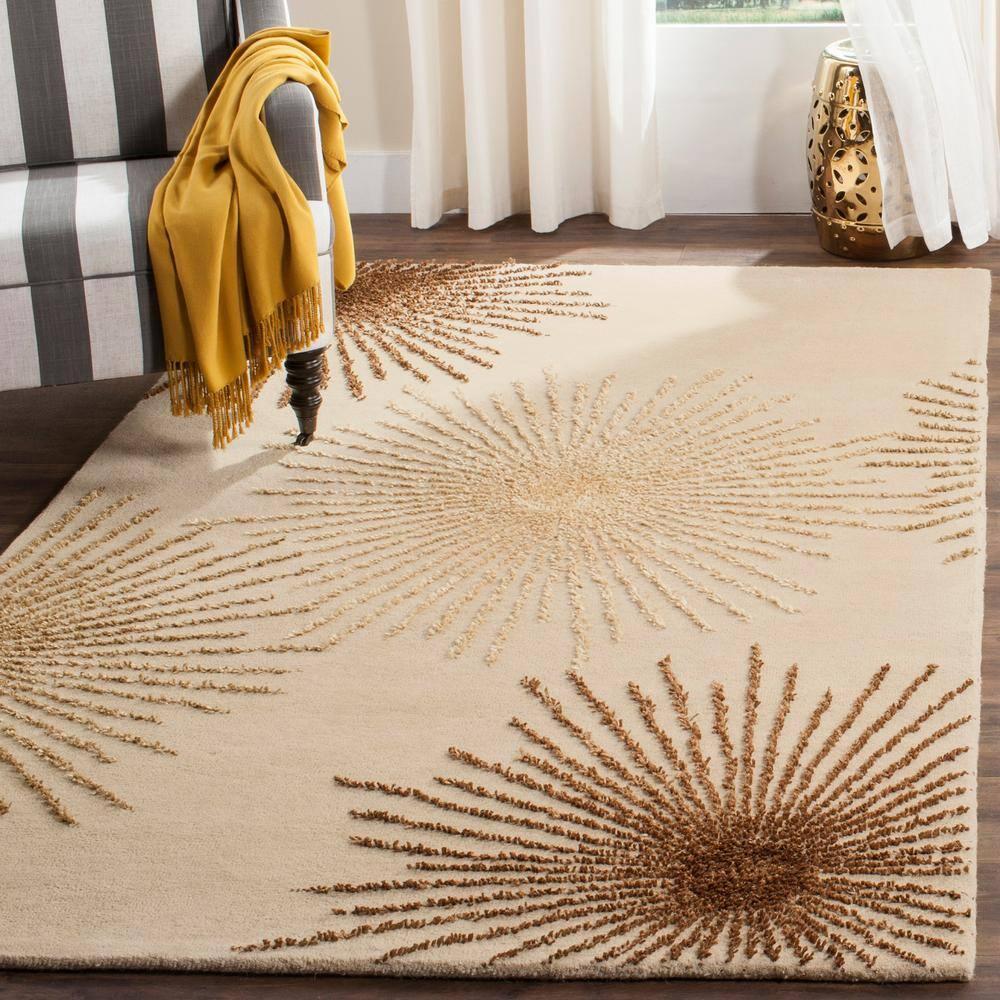 Soho SOH712 Hand Tufted Accent Rug - Beige - 2'6"x4' - Safavieh.