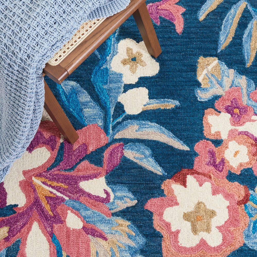 Jardin JAR152 Hand Tufted Area Rug - Blue/Pink - 3'x5' - Safavieh.