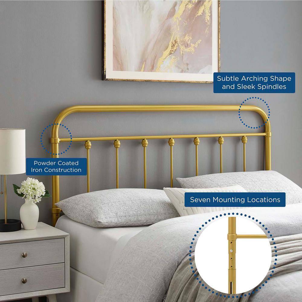 Modway Sage King Metal Headboard