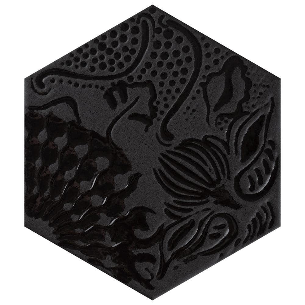 Gaudi Hex 9" x 10" Porcelain Patterned Wall & Floor Tile