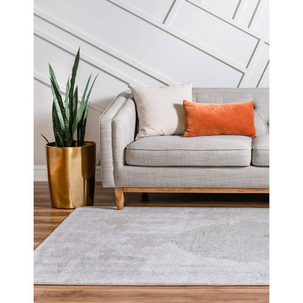 Unique Loom Portland Collection Area Rug - Woodburn (10'  x 13' 1" Rectangle Ivory/Beige)