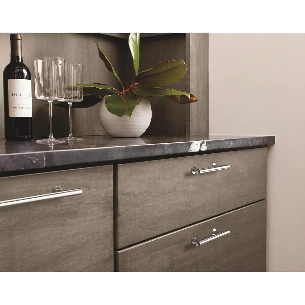 Amerock Radius 3-3/4 inch (96mm) Center-to-Center Polished Chrome Cabinet Pull