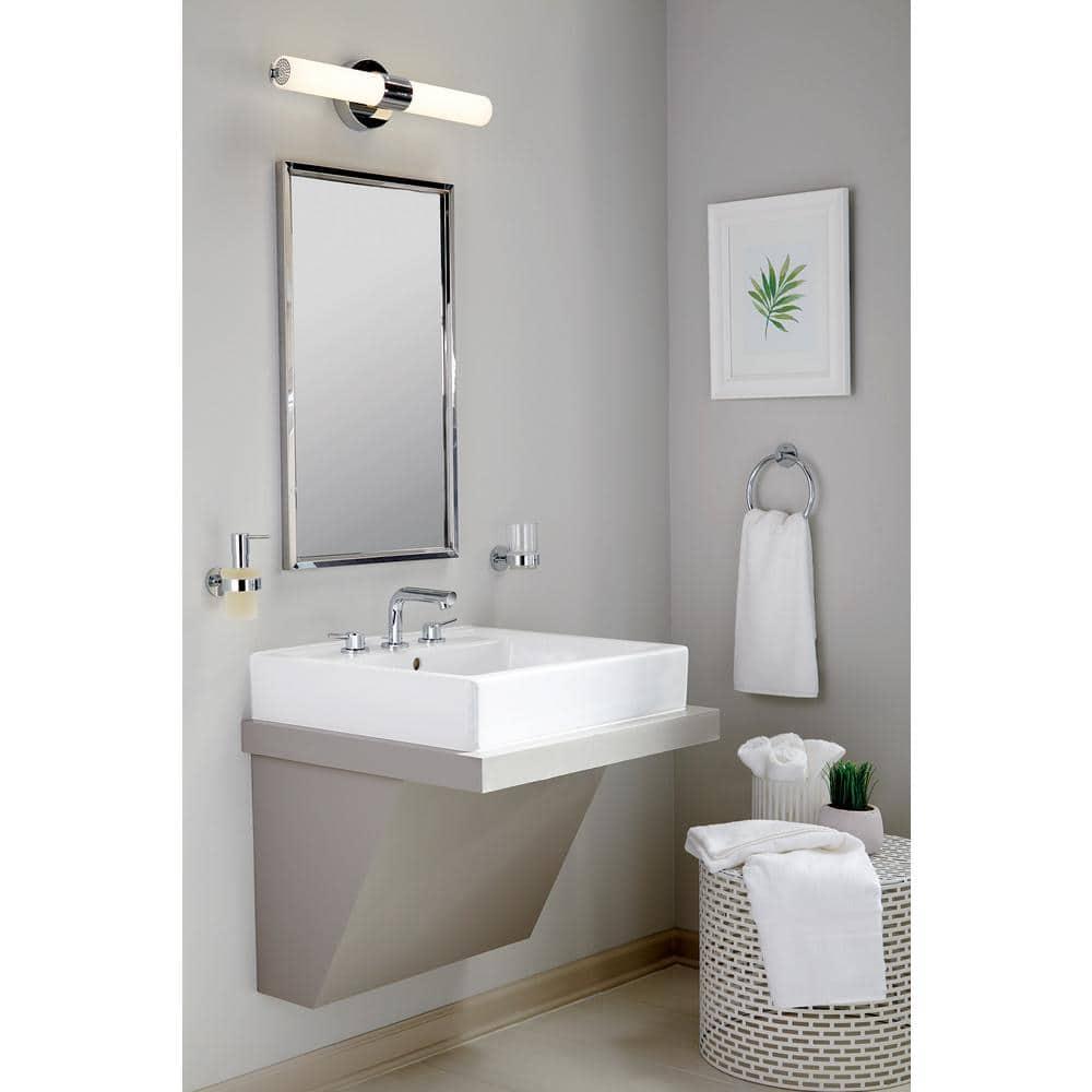 Concetto™ Mid-Arc Widespread Bathroom Faucet with Drain Assembly