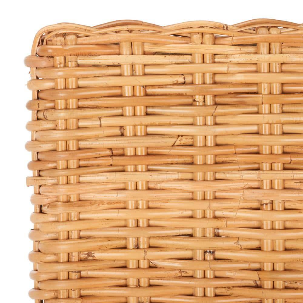 Tobie Rattan Bar Stool - BST6500 - Natural/Golden Brown - Safavieh