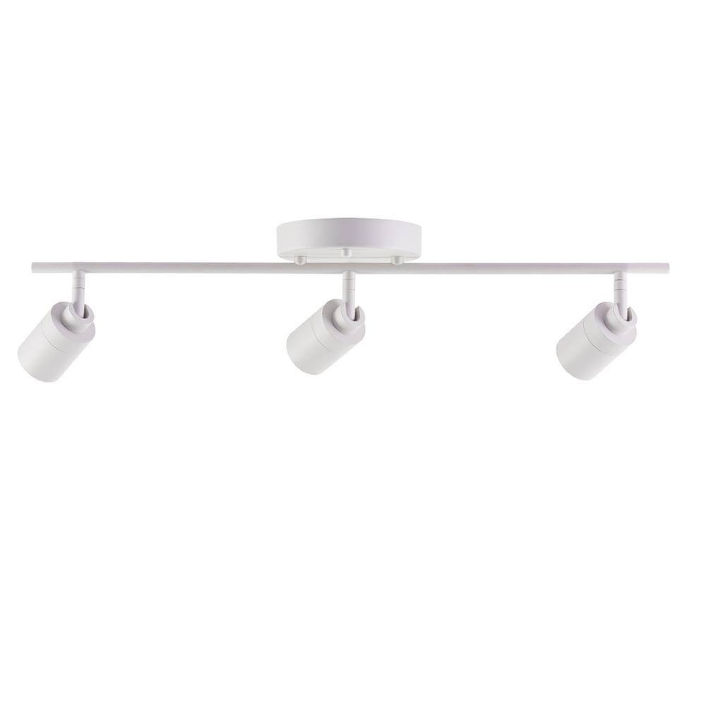 Shura 3-Light Integrated LED Track Light with Rotatable Heads, 2 ft. Fixed Track Lighting Kit, 3000k, 1470 Lumens