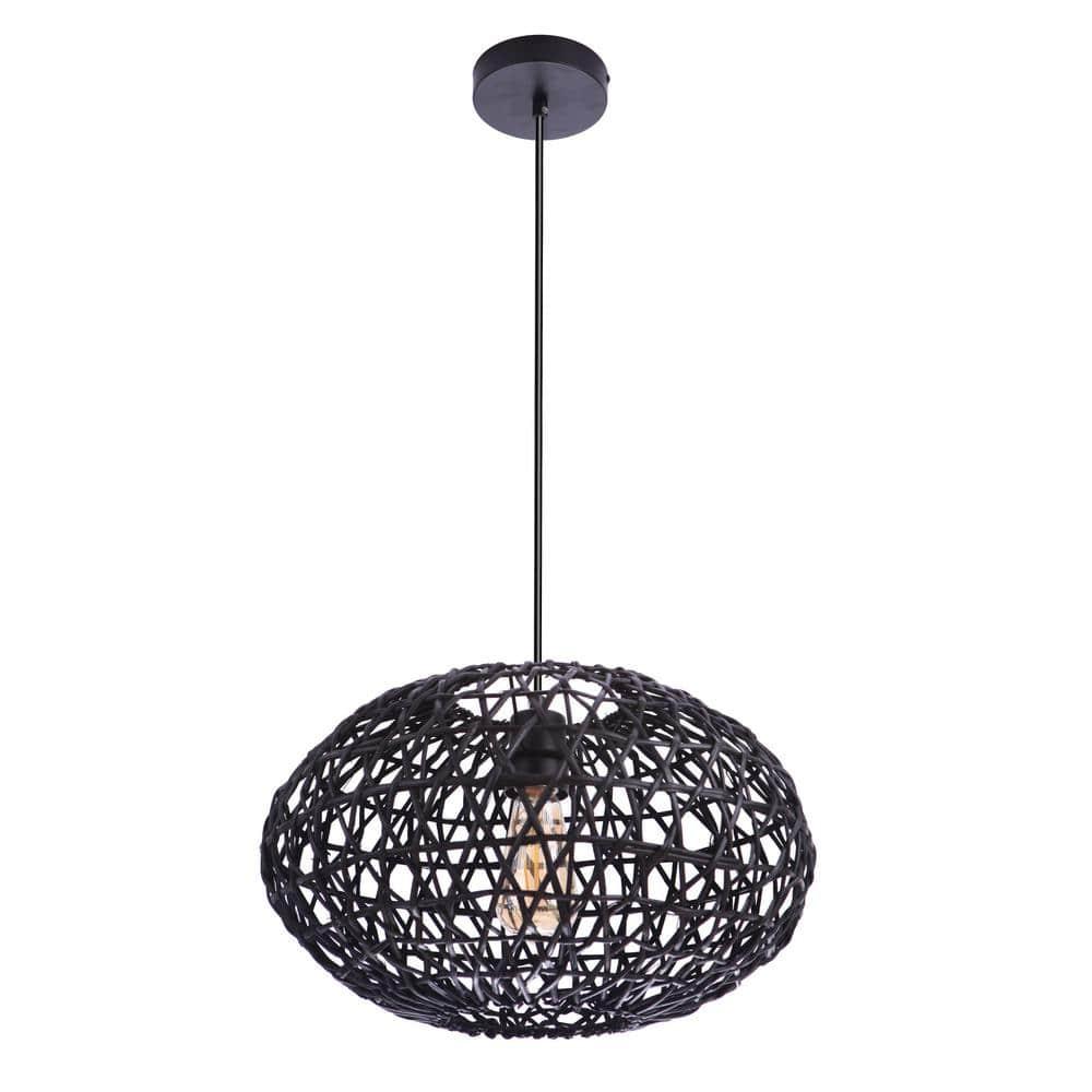 Craftmade Lighting 1 - Light Pendant in  Flat Black