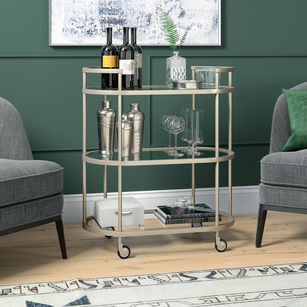 Rosario Metal Bar Cart
