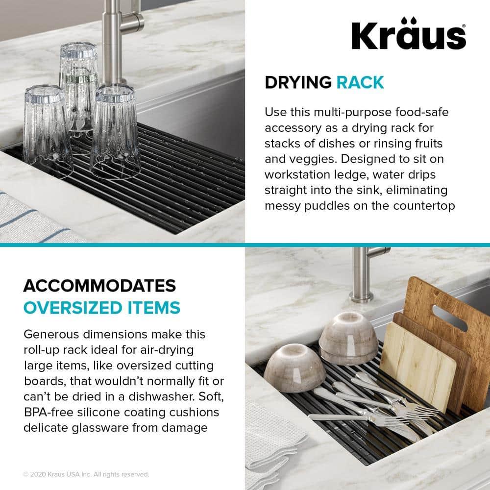 Kraus Kore Over the Sink Dish Rack