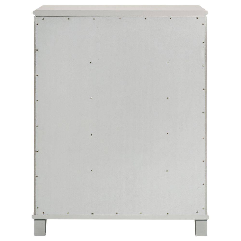 5-drawer Bedroom Chest Of Drawers Pearl White