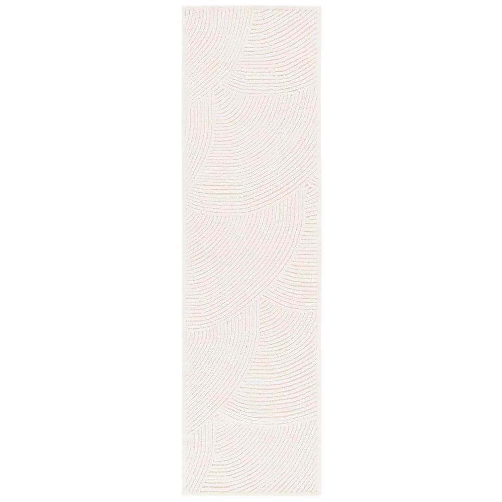 Textural TXT101 Hand Tufted Indoor Runner Rug - Ivory - 2'3"x6' - Safavieh