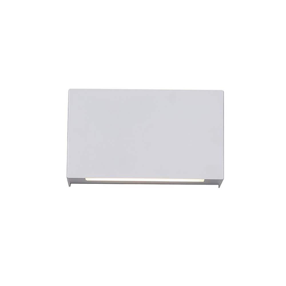 White Dimmable Energy Star Battery Wall Sconce