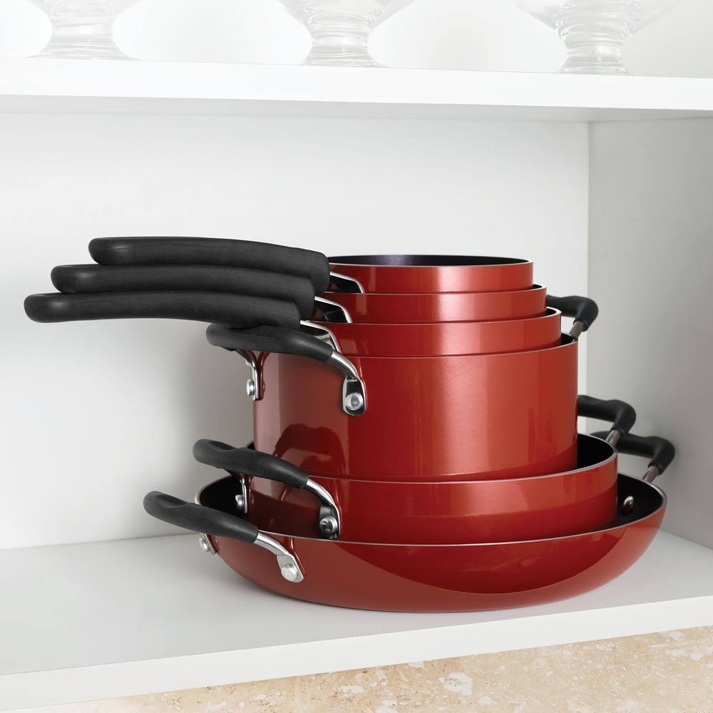 Tramontina Tramontina Aluminum Non Stick 11 Pc Nesting Cookware Set
