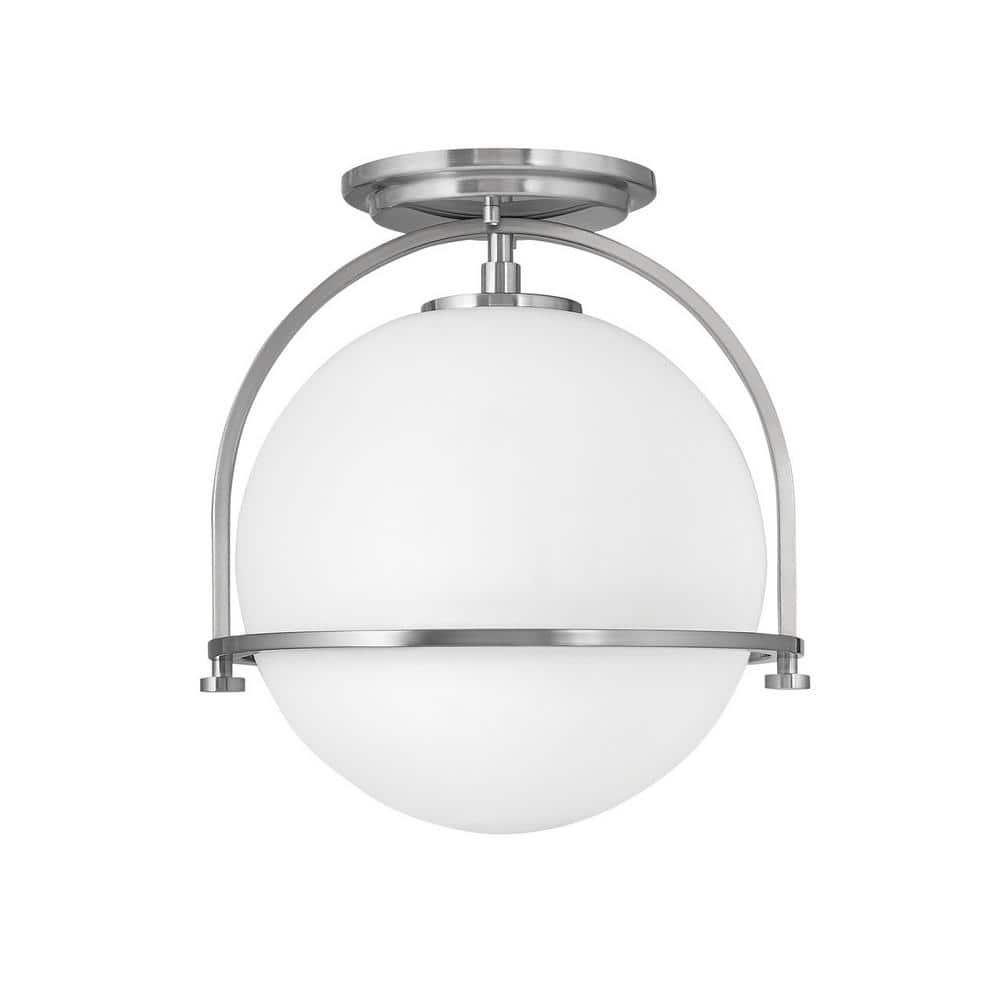 McCormick Hand Blown Glass Semi Flush Mount