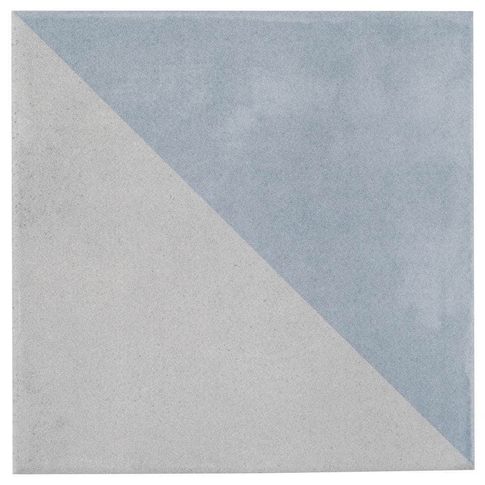 Quincy 7.87'' W x 7.87'' L Porcelain Encaustic Floor and Wall Tile