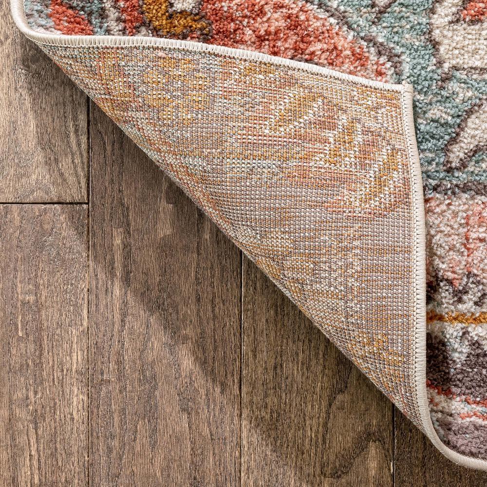 Espey Gwendolyn Blush Bohemian Oriental Medallion Rug