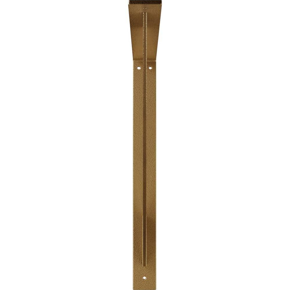 Ekena Millwork Traditional H 2'' W D Metal Bracket / Corbel