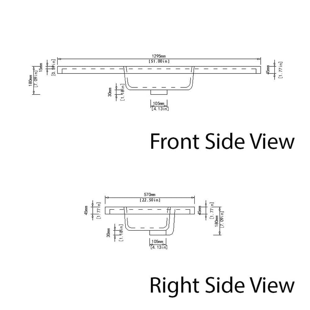 Dyconn Faucet 51'' Single Bathroom Vanity Top with Sink
